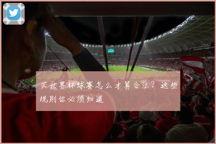 买世界杯球赛怎么才算合法?这些规则你必须知道